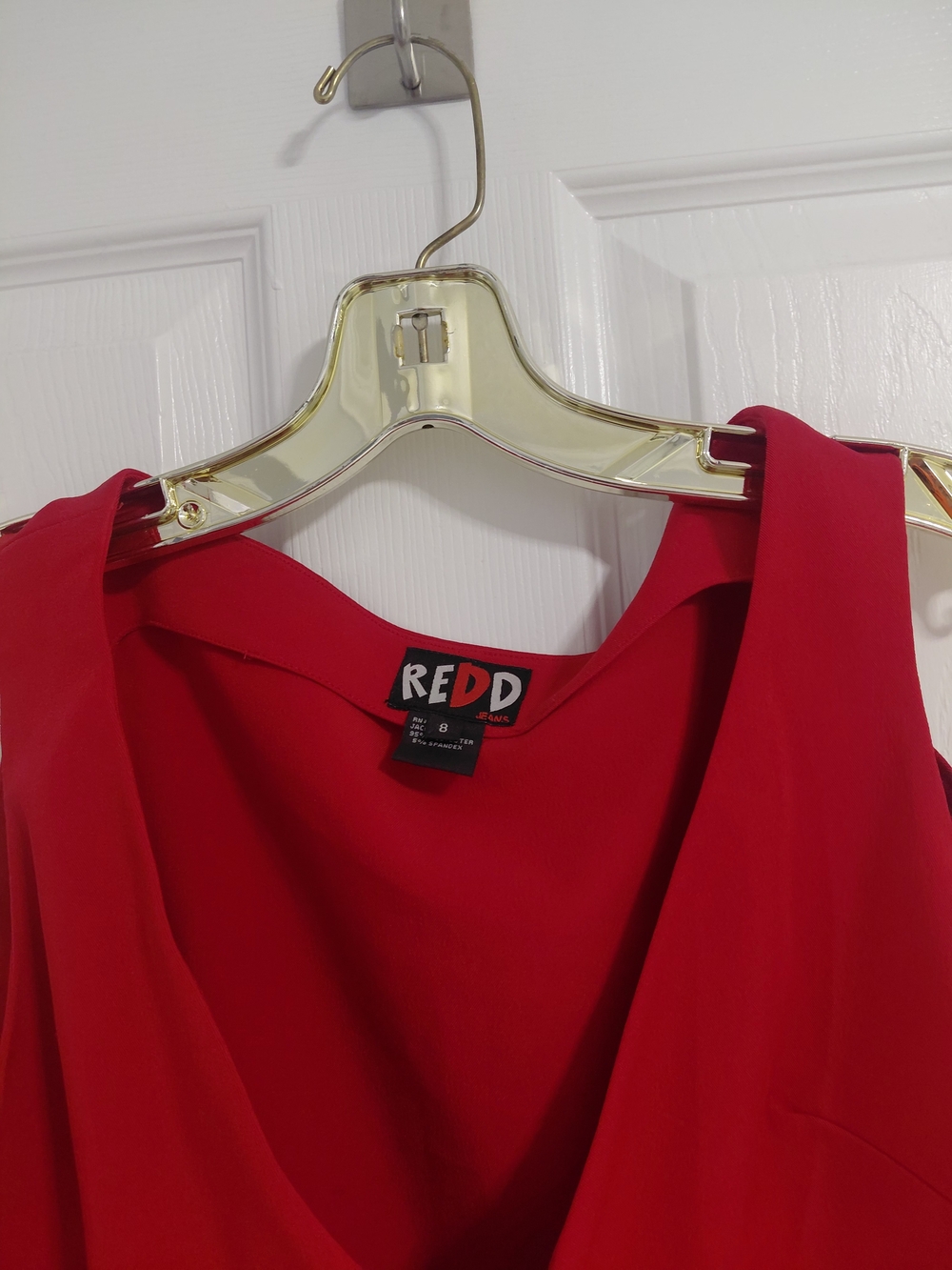 Red Women's Red Sleeveless Dress
